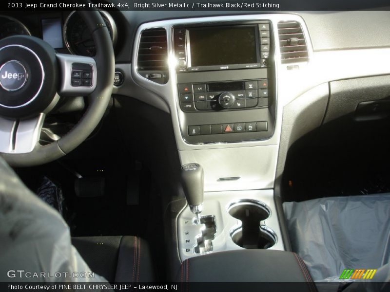 Bright Silver Metallic / Trailhawk Black/Red Stitching 2013 Jeep Grand Cherokee Trailhawk 4x4