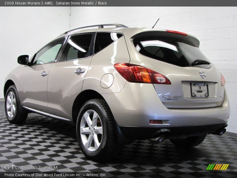 Saharan Stone Metallic / Black 2009 Nissan Murano S AWD