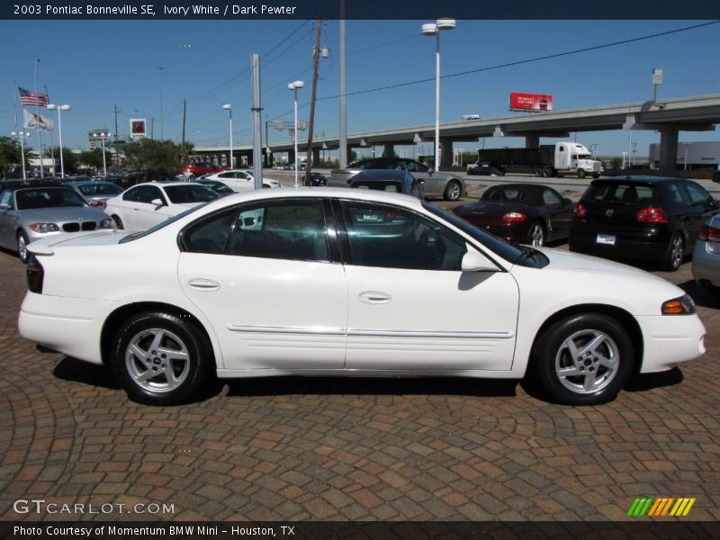 Ivory White / Dark Pewter 2003 Pontiac Bonneville SE