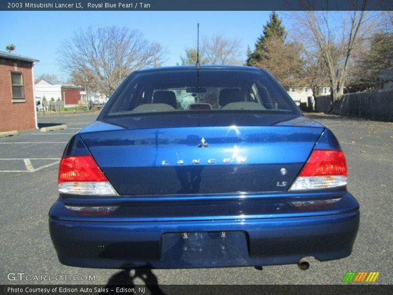 Royal Blue Pearl / Tan 2003 Mitsubishi Lancer LS