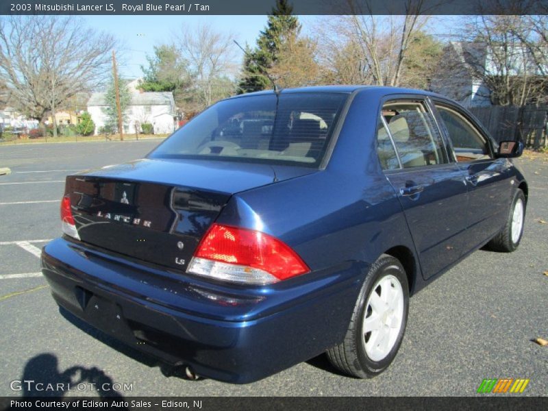 Royal Blue Pearl / Tan 2003 Mitsubishi Lancer LS