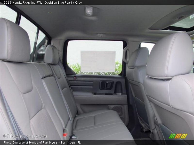 Obsidian Blue Pearl / Gray 2013 Honda Ridgeline RTL