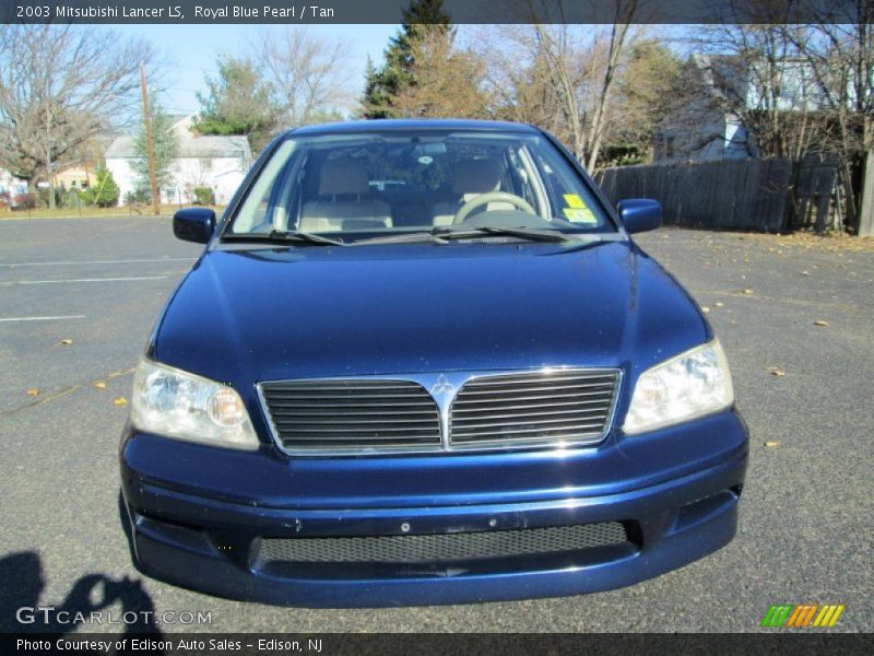 Royal Blue Pearl / Tan 2003 Mitsubishi Lancer LS