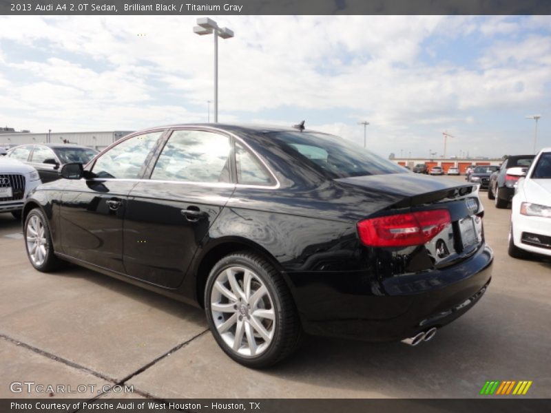 Brilliant Black / Titanium Gray 2013 Audi A4 2.0T Sedan