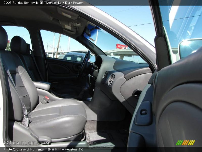 Ivory White / Dark Pewter 2003 Pontiac Bonneville SE