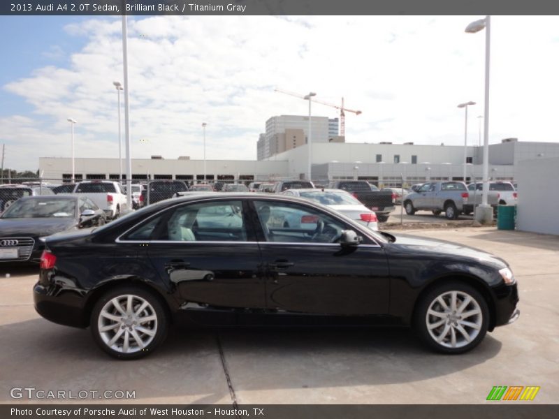 Brilliant Black / Titanium Gray 2013 Audi A4 2.0T Sedan