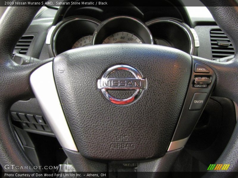 Saharan Stone Metallic / Black 2009 Nissan Murano S AWD
