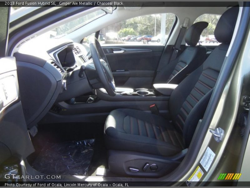 Ginger Ale Metallic / Charcoal Black 2013 Ford Fusion Hybrid SE