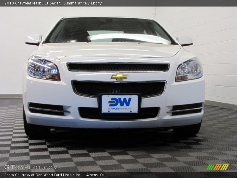 Summit White / Ebony 2010 Chevrolet Malibu LT Sedan