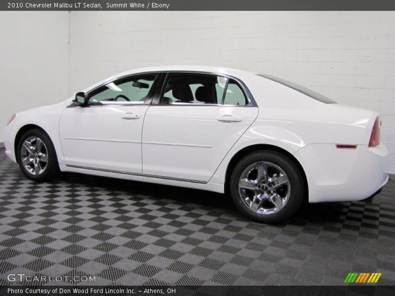 Summit White / Ebony 2010 Chevrolet Malibu LT Sedan