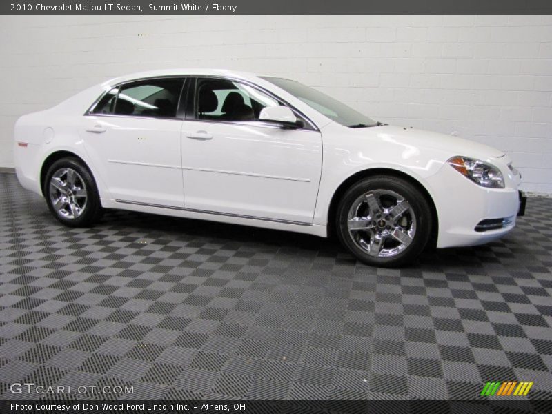 Summit White / Ebony 2010 Chevrolet Malibu LT Sedan