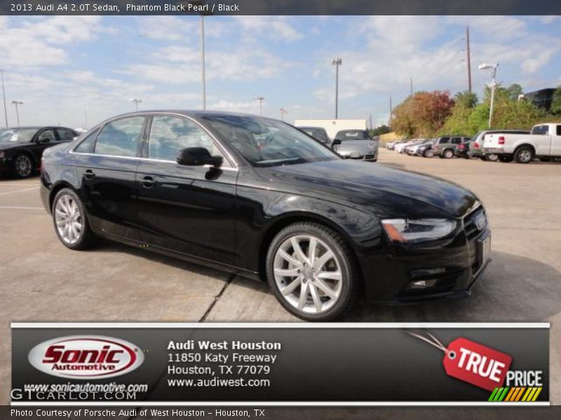 Phantom Black Pearl / Black 2013 Audi A4 2.0T Sedan