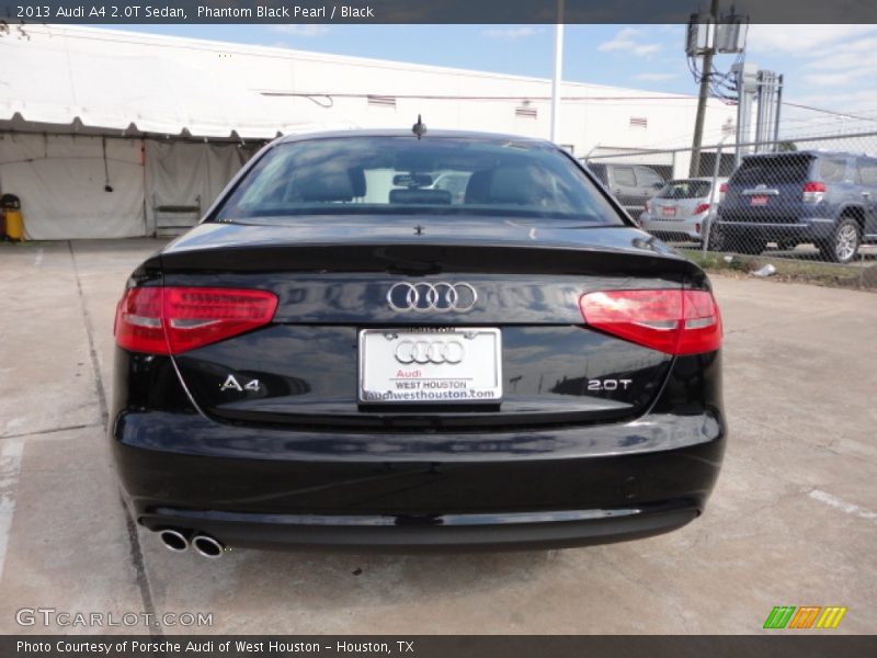 Phantom Black Pearl / Black 2013 Audi A4 2.0T Sedan