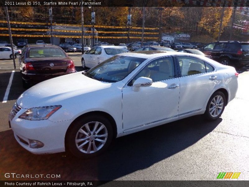 Starfire White Pearl / Parchment 2011 Lexus ES 350