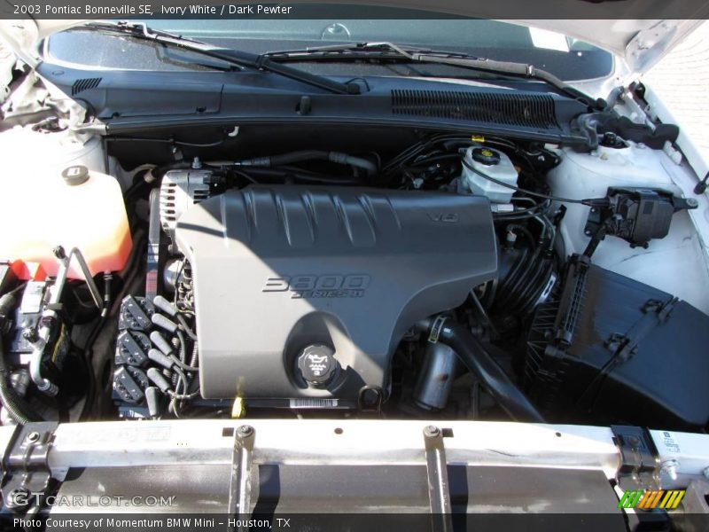 Ivory White / Dark Pewter 2003 Pontiac Bonneville SE