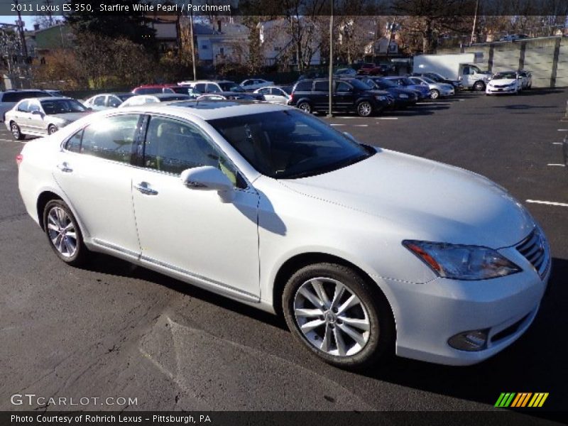 Starfire White Pearl / Parchment 2011 Lexus ES 350