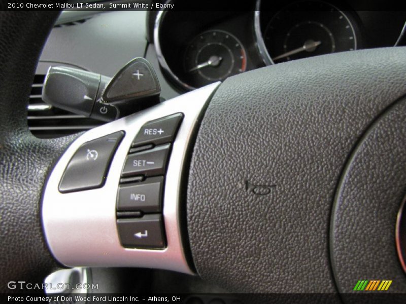Summit White / Ebony 2010 Chevrolet Malibu LT Sedan
