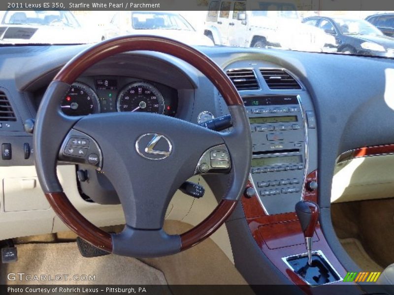 Starfire White Pearl / Parchment 2011 Lexus ES 350