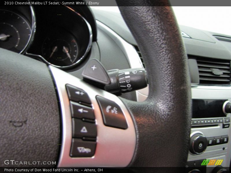 Summit White / Ebony 2010 Chevrolet Malibu LT Sedan