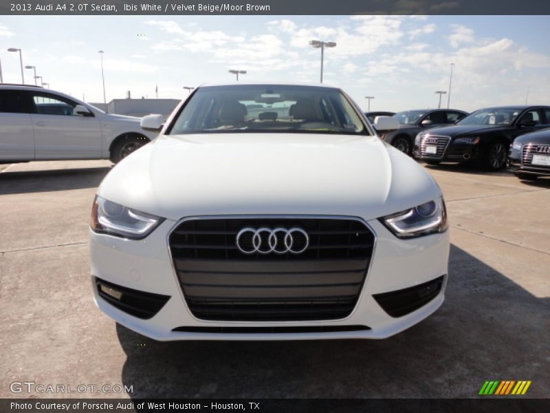 Ibis White / Velvet Beige/Moor Brown 2013 Audi A4 2.0T Sedan
