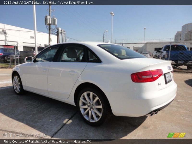 Ibis White / Velvet Beige/Moor Brown 2013 Audi A4 2.0T Sedan