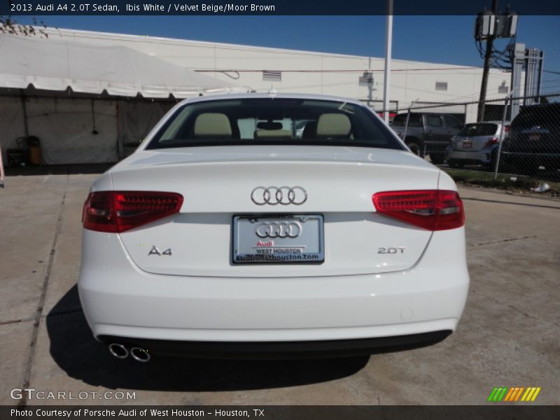 Ibis White / Velvet Beige/Moor Brown 2013 Audi A4 2.0T Sedan