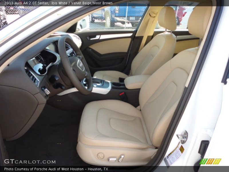 Ibis White / Velvet Beige/Moor Brown 2013 Audi A4 2.0T Sedan
