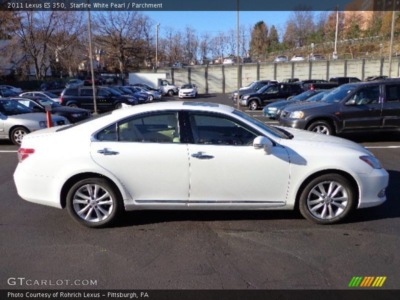 Starfire White Pearl / Parchment 2011 Lexus ES 350