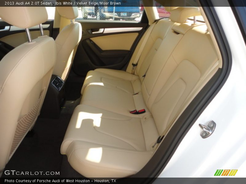 Ibis White / Velvet Beige/Moor Brown 2013 Audi A4 2.0T Sedan