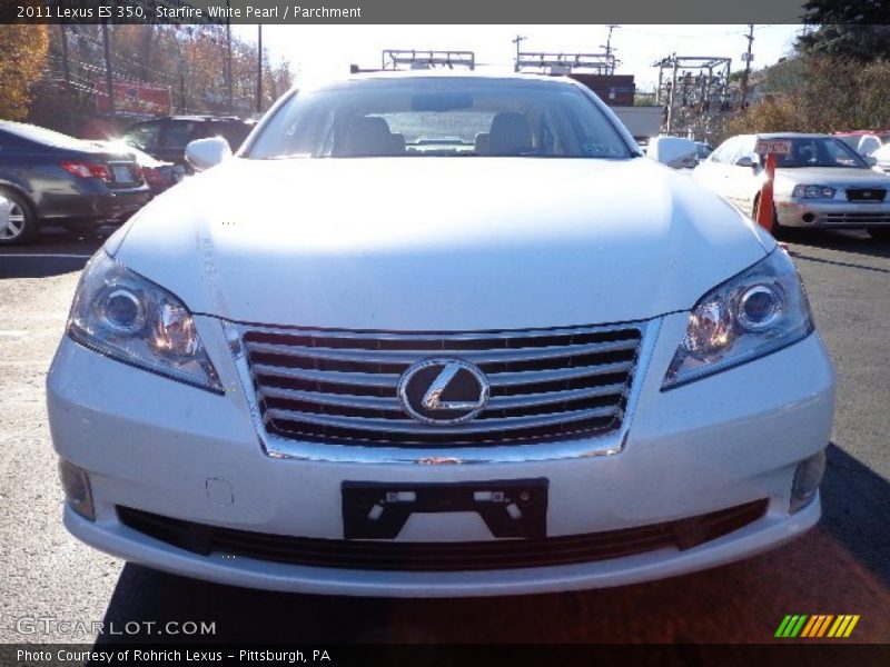 Starfire White Pearl / Parchment 2011 Lexus ES 350