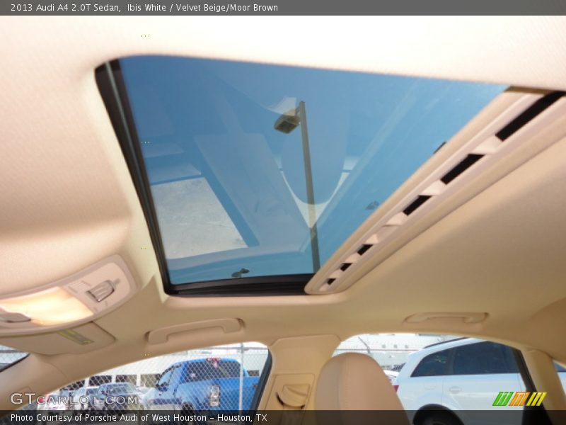 Ibis White / Velvet Beige/Moor Brown 2013 Audi A4 2.0T Sedan