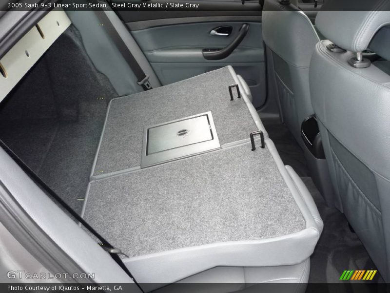 Steel Gray Metallic / Slate Gray 2005 Saab 9-3 Linear Sport Sedan