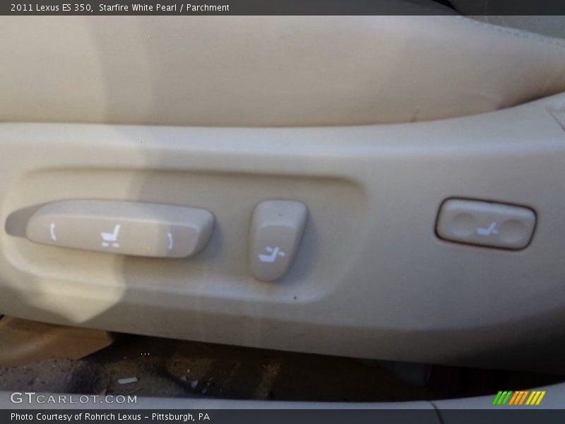 Starfire White Pearl / Parchment 2011 Lexus ES 350