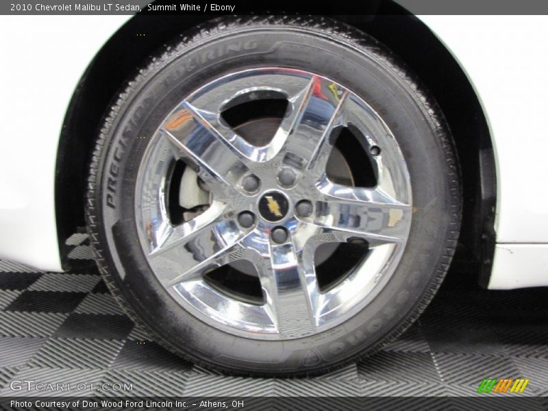 Summit White / Ebony 2010 Chevrolet Malibu LT Sedan