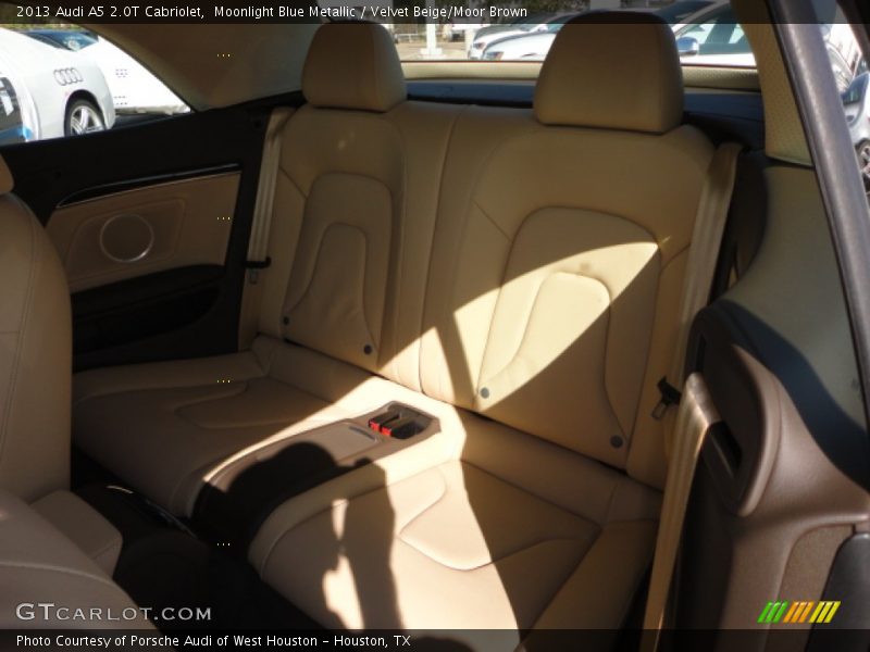 Moonlight Blue Metallic / Velvet Beige/Moor Brown 2013 Audi A5 2.0T Cabriolet