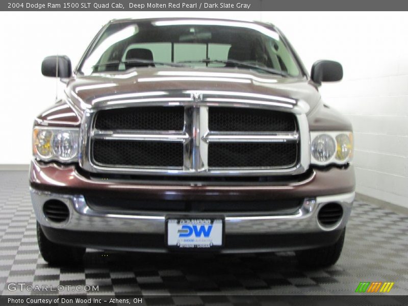 Deep Molten Red Pearl / Dark Slate Gray 2004 Dodge Ram 1500 SLT Quad Cab