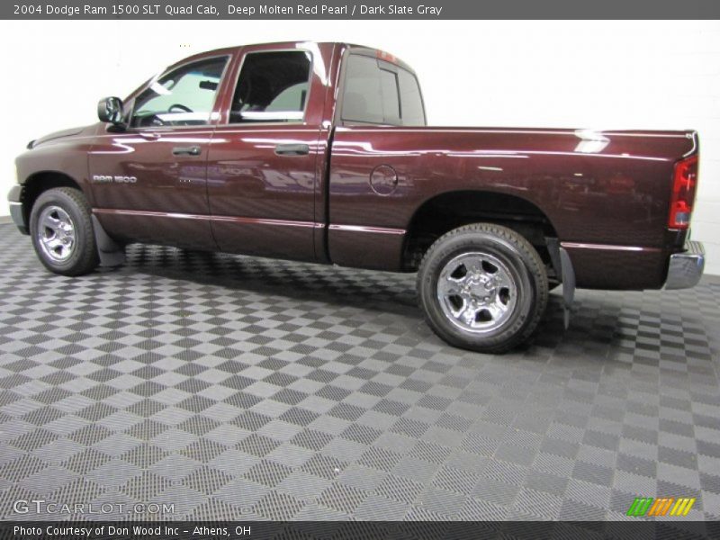Deep Molten Red Pearl / Dark Slate Gray 2004 Dodge Ram 1500 SLT Quad Cab
