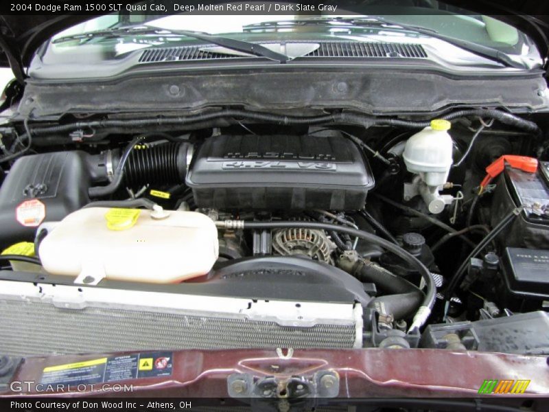Deep Molten Red Pearl / Dark Slate Gray 2004 Dodge Ram 1500 SLT Quad Cab