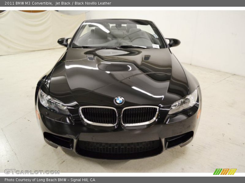 Jet Black / Black Novillo Leather 2011 BMW M3 Convertible