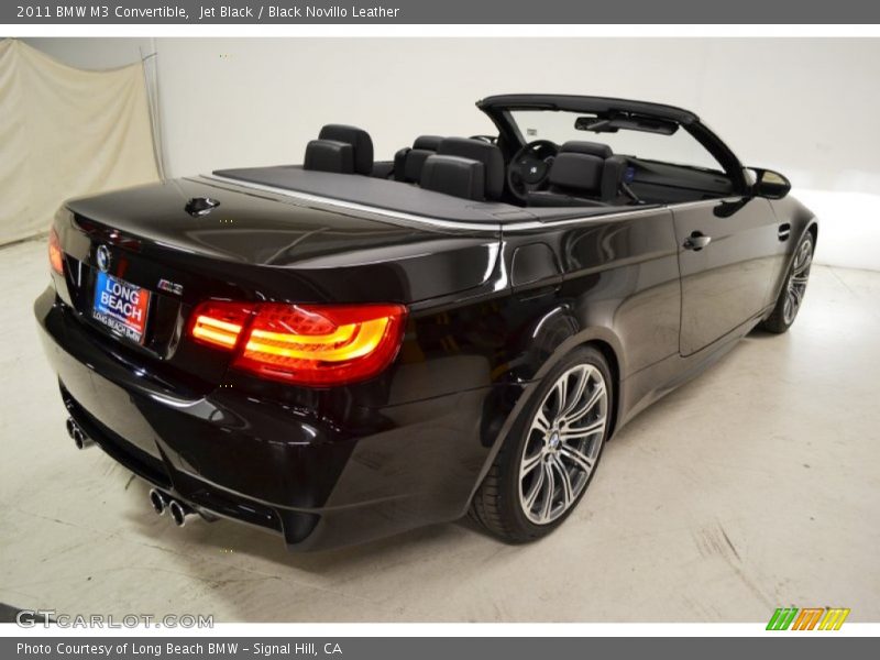 Jet Black / Black Novillo Leather 2011 BMW M3 Convertible