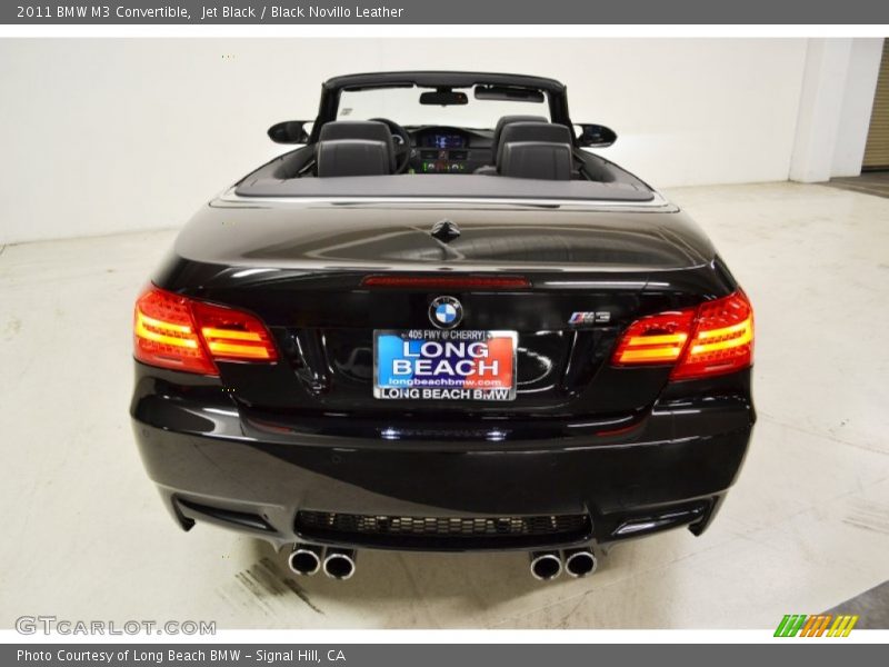 Jet Black / Black Novillo Leather 2011 BMW M3 Convertible