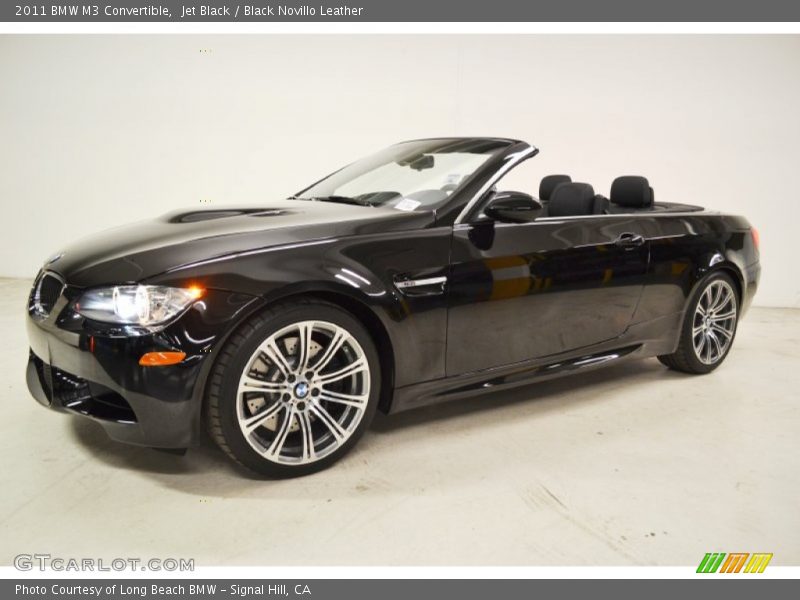 Jet Black / Black Novillo Leather 2011 BMW M3 Convertible