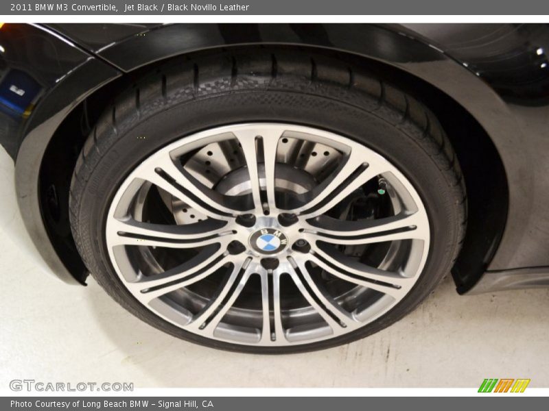 Jet Black / Black Novillo Leather 2011 BMW M3 Convertible