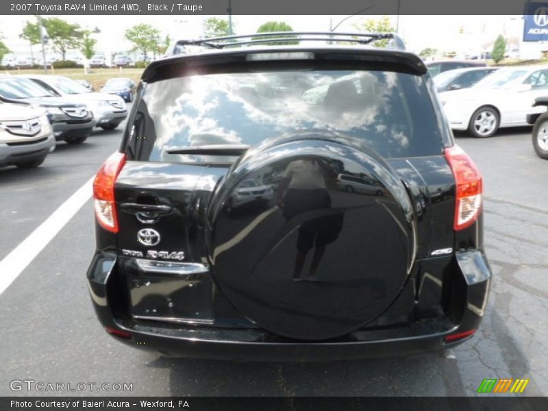 Black / Taupe 2007 Toyota RAV4 Limited 4WD
