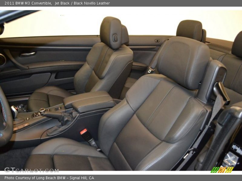 Jet Black / Black Novillo Leather 2011 BMW M3 Convertible