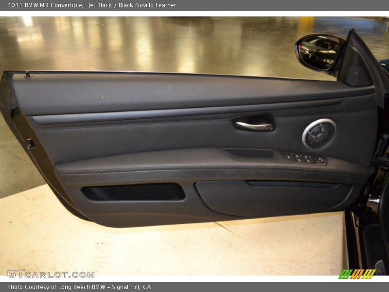 Jet Black / Black Novillo Leather 2011 BMW M3 Convertible