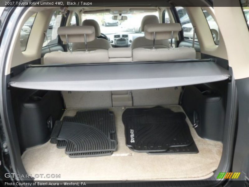 Black / Taupe 2007 Toyota RAV4 Limited 4WD