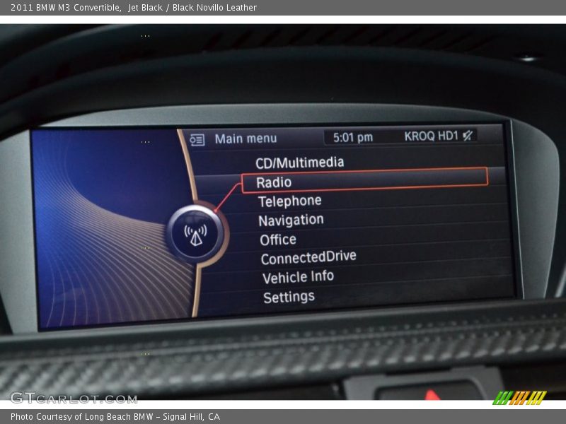 Jet Black / Black Novillo Leather 2011 BMW M3 Convertible