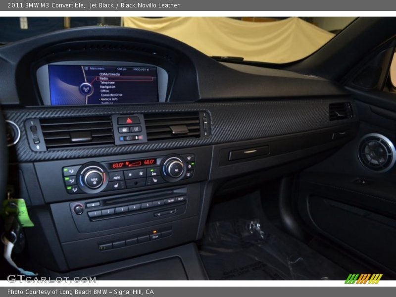 Jet Black / Black Novillo Leather 2011 BMW M3 Convertible