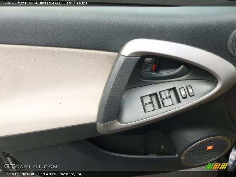 Black / Taupe 2007 Toyota RAV4 Limited 4WD